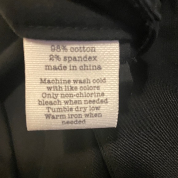 Maison Jules black pants. Cotton/spandex - Picture 6 of 6